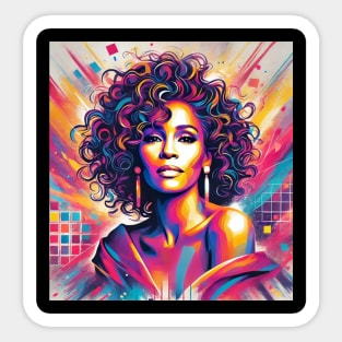 Whitney Houston Sticker